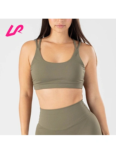 Cover up in style with our multi strap sports bra. Designed for comfort and support, it's a must-have for any workout wardrobe. Shop now and stay ahead of the trend.